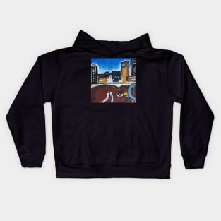 Brisbane River - A Cityscape Kids Hoodie